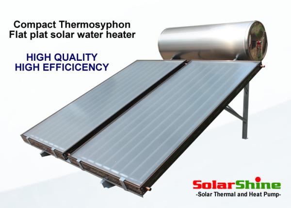 Cheap Safety Solar Panel Hot Water Heater , Thermosiphon Solar Water Heater for sale