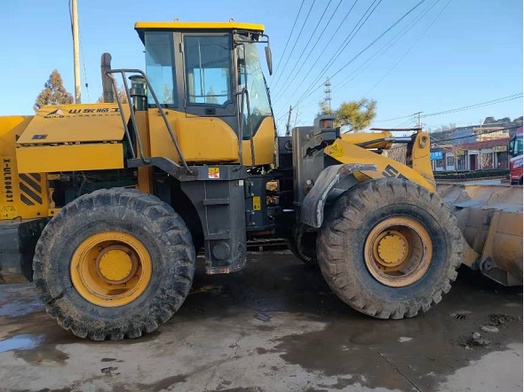 CLG816C Used Mini Loader 5ton Wheel Loader With 4M3 Bucket TOP 2021 Model