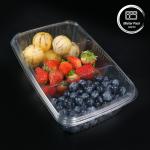 Premium Fruit Dressing Fruit Salad Platter Clear Plastic Salad Packaging Tray