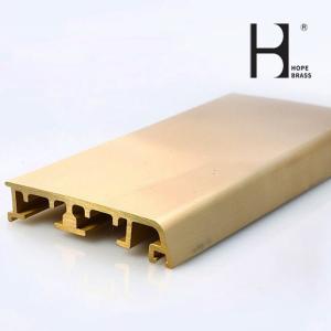 Quality Heatproof Golden C3850 Brass Window Frames For Home Decoration wholesale