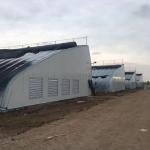 PE Film Passive Solar Powered Greenhouse With Winter Heating System