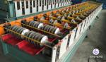 Customized Metal Roof Roll Forming Machine , Color Coated Surface Roof Forming