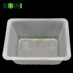 Thermoforming Vacuum Sealed Frozen Food Tray Plastic Tofu Tray Disposable