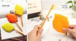 Colored Mini Silicone Water Bottle / Leaf Shaped Silicone Pocket Cup For