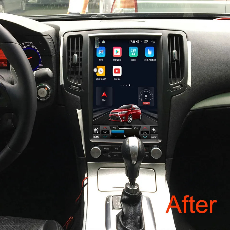 Android 13 Car DVD Player 12.1in For Infiniti G37 Car Navigation System 2007-2014