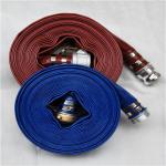 Customized 3/4"-12" water discharge pvc layflat hose tubing pipe flexible lay
