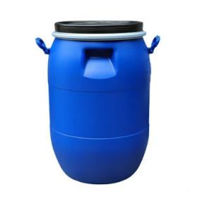 Quality Barrel HDPE Plastic Container Round 60L Capacity With Locking Ring wholesale