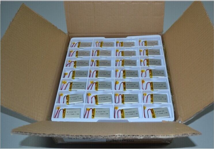 Lithium Polymer Battery 401230 3.7V 110mAh Rechargeable Lipo Battery for Earphones