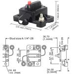 Waterproof 70A Automotive Circuit Breakers E99 DC Ignition Protected