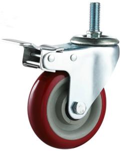 Quality 4 inch threaded stem swivel wheels wholesale