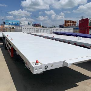 Quality 40 Feet 40 Ft Lowbed Semi Trailer Utility 40 Feet Low Bed Trailer Tractor wholesale
