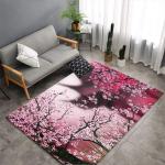 Rose Flower Living Room Floor Carpets Commercial Restaurant Carpet 80*120cm