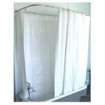 Water Repellent PEVA Plastic Shower Curtains Anti Bacteria With Magnets