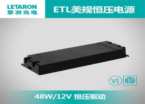 Quality ETL 48 Watt Led Driver , Led Transformer 12v Humid Environment Supported wholesale
