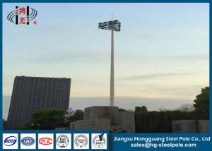 Quality Insert Mode Connection Round Flood Light Poles Hot Dip Galvanized with HPS wholesale