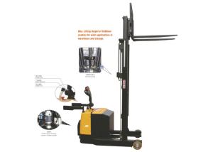 Quality Electric Driving Stacker Forklift Truck Lifting Height 5500mm Low Vibration wholesale