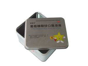 Quality 0.23mm Food Grade Tin Box / Metal Containers , Pharmaceutical Packaging Box wholesale