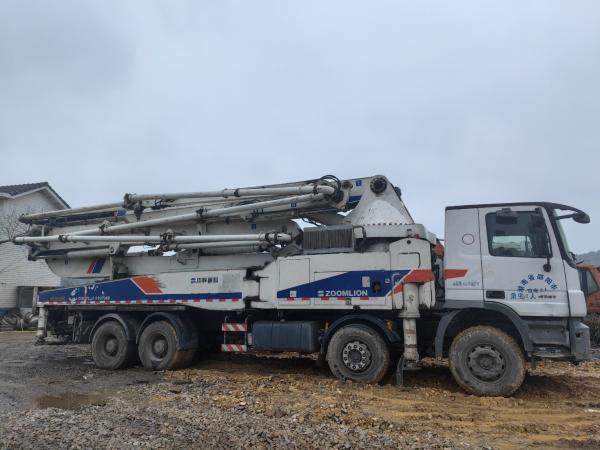 Mercedes Benz Chassis Semi-Dry Shotcrete 49m Concrete Pump Truck for White