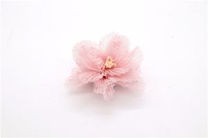 Quality OEM Service Shoe Lace Flowers Mesh Black / White / Red / Blue For Women wholesale