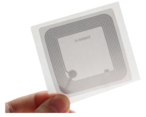 Quality 50x50mm Protocol ISO15693 RFID Label Tags With Adhesive Back wholesale