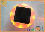 Anti - UV Reflective Road Studs PC Solar Flashing Road Stud 1500mAh Li-On