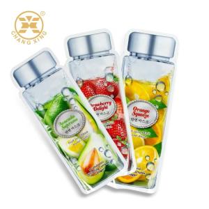 Quality Three Sides Facial Mask Aluminum Foil Bags Cosmetic Pouch Packaging AL PE wholesale
