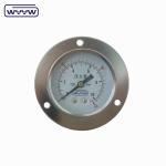 4" Air Manometer Front Flange Pressure Gauge Back Mount