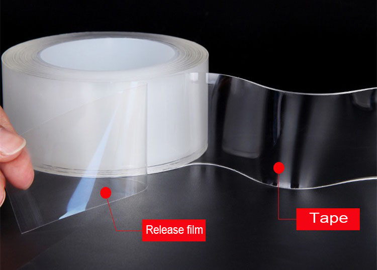 Waterproof Transparent Adhesive Tape for Customized Home Office Car Nano Single Sided