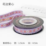 OEM ODM Floral Jacquard Trim 10mm-25mm Floral Jacquard Ribbon