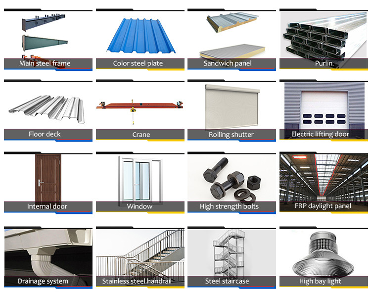 Corrugated Prefab Metal Warehouse Building Din Standard