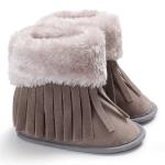 New designed Faux suede Tassel 0-2 years boy and girl Soft sole baby boots