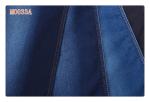 Dark Blue Slub Twill Cotton Polyester Fake Knitted Denim Fabric