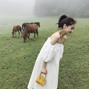 Quality Cotton Linen Fabric Womens Vacation Dresses , Off Shoulder Tube Dress wholesale