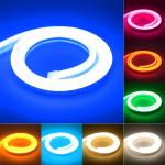 6mm Narrow Led Neon Flex Rope Light , Waterproof Flexible Neon Rope For DIY