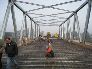 Quality Permanent Concrete Deck Prefabricated Steel Truss Bridge wholesale