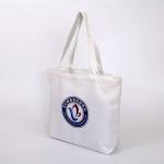 Logo Printed Reusable Canvas Bags For Supermarket Packing And Shopping