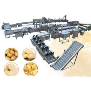 Quality Multifunctional Snack Food Potato Chips Making Line 45KW 380V 50HZ wholesale