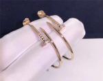C nail Earrings 18k gold white gold yellow gold rose gold bracelet Jewelry