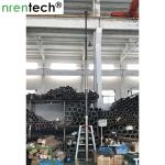 9m tower light pneumatic telescopic mast/ inside electric wires/ aluminum
