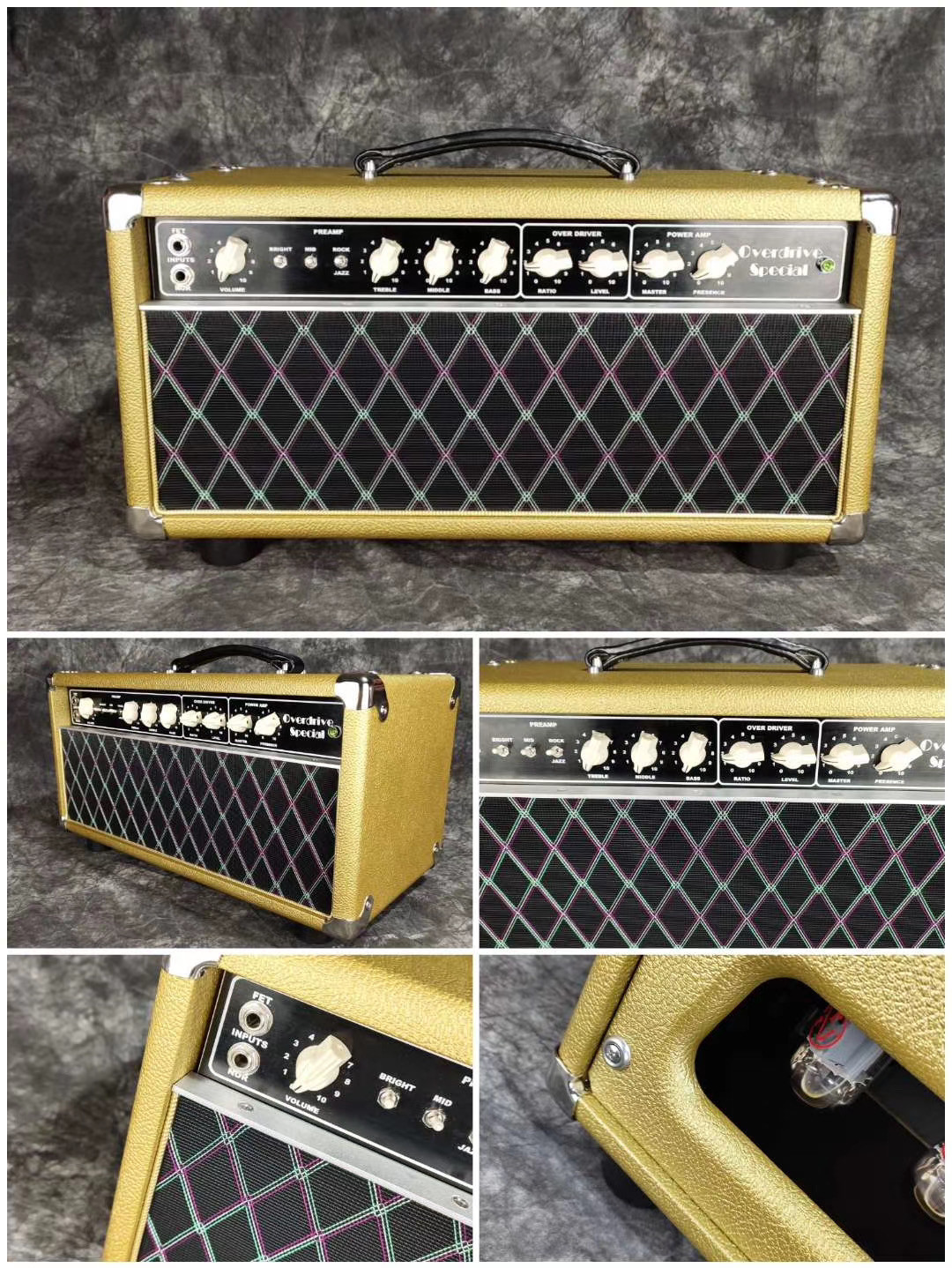 Custom Grand Guitar Bass Amplifier Speaker Cabinet with Kinds Tolex and Speaker Option