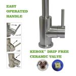 Steel 316 Kitchen Faucet 360 Degree Swivel Stainless Steel Kitchen Sink Faucet