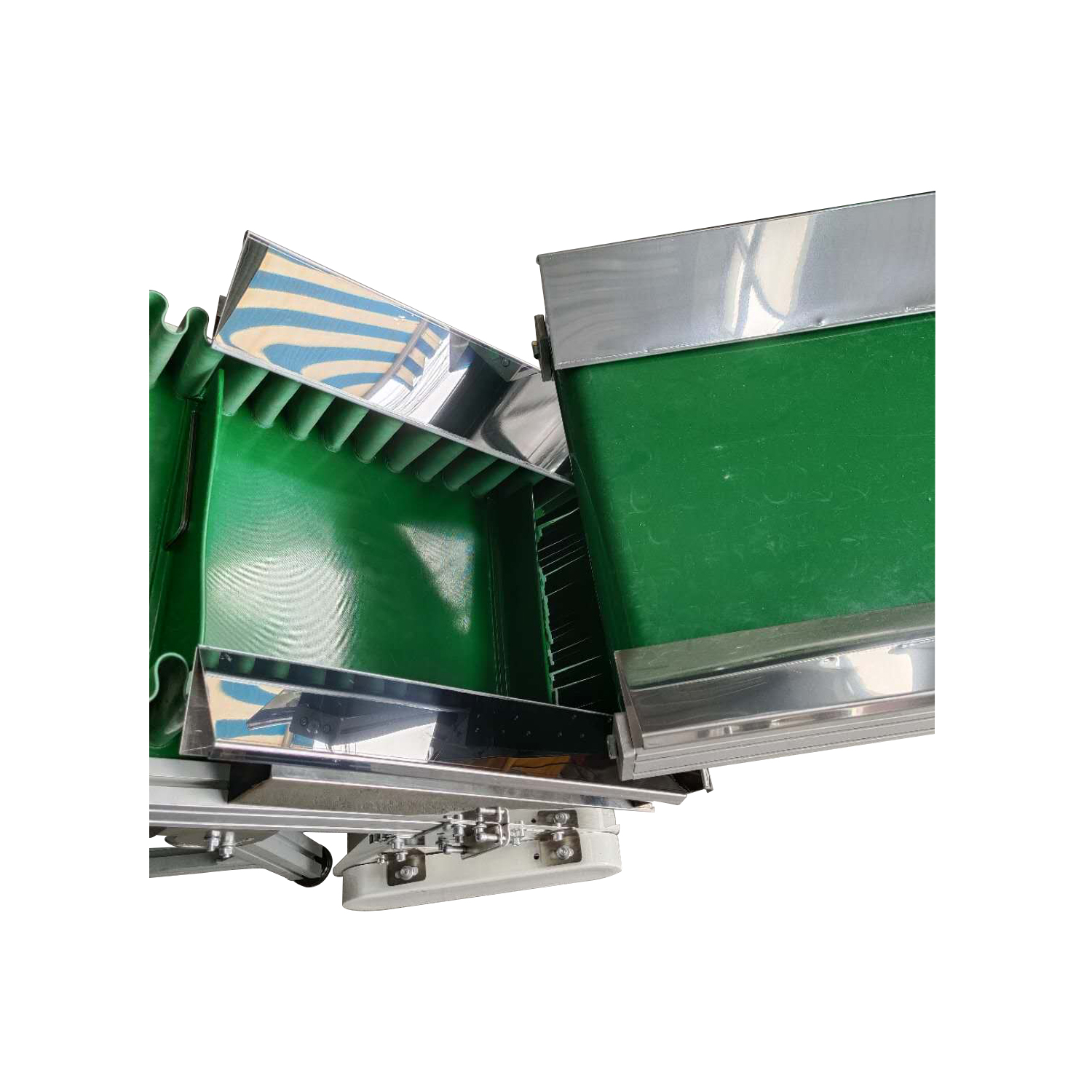 Flexible and Durable PVC Leather Material Conveyor Systems for Machinery Repair Shops