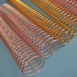 SGS Length 297mm Metal Double Loop Wire O For Desk Calendar