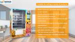 22 Inch Screen Cheese Vending Machine For Advertising Support Contactless