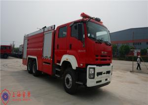 Quality 6x4 Drive Foam Commercial Fire Trucks With YTQ 590K Sandwich Type PTO wholesale