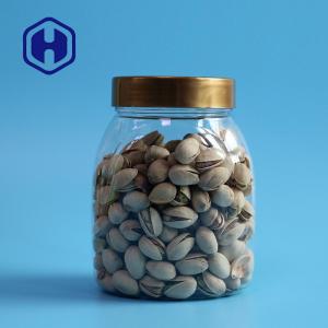 Quality Wide Mouth Screw Lid Plastic Cashew Jars 570ml Bpa Free Transparent wholesale