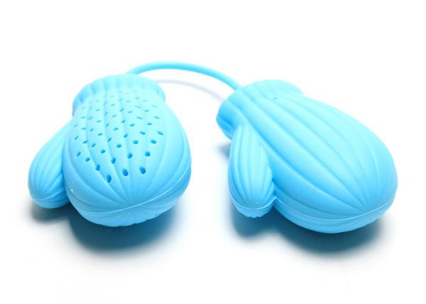 20g Lovely Cute Gloves Silicone Tea Infuser Filter For Loose Leaf Tea 5x2.7x7