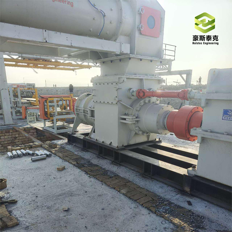 Automatic JKY55 Double Stage Vacuum Extruder Brick Belt Conveyor / Brick Automatic Machine