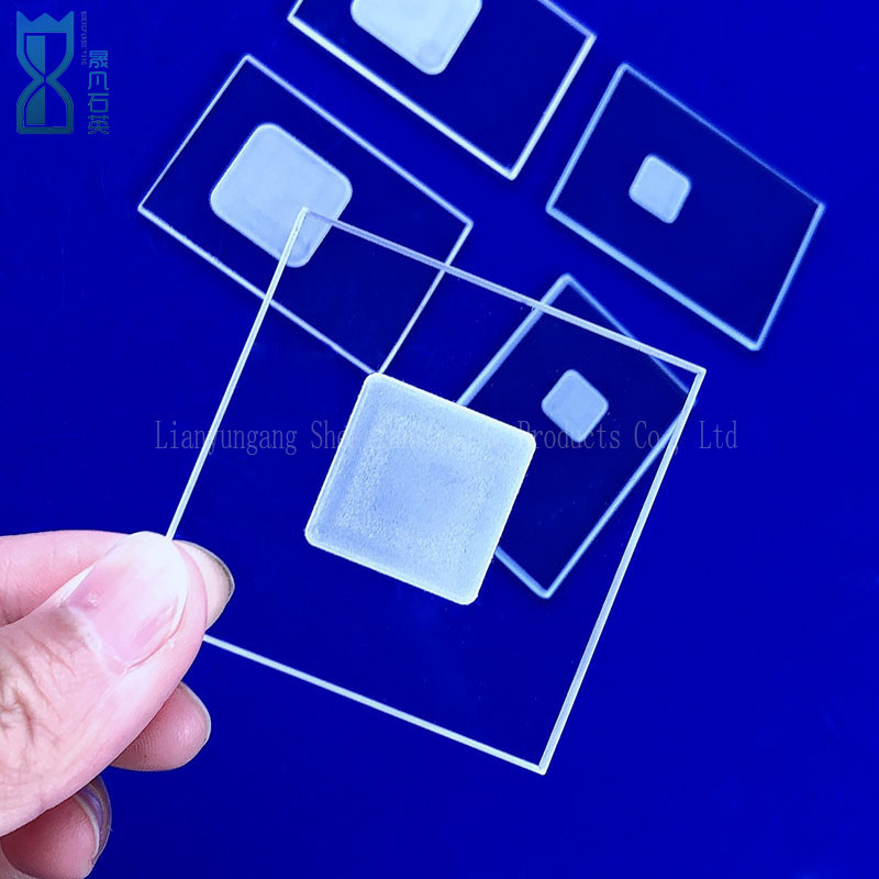 100mm*2mm XRD Sample Tank Microbial Quartz Glass Slides for Lab