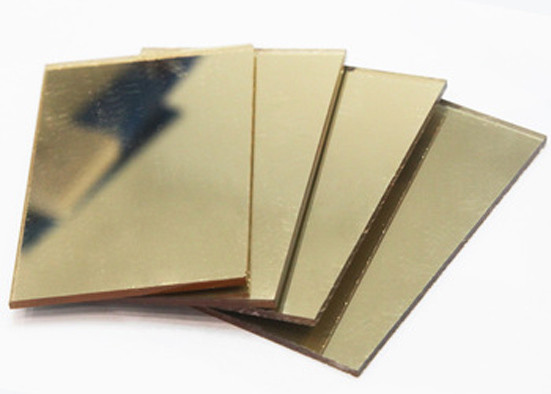 Wall Mounted Silver Mirror Sheet Glass Simple Style For Home Appliance